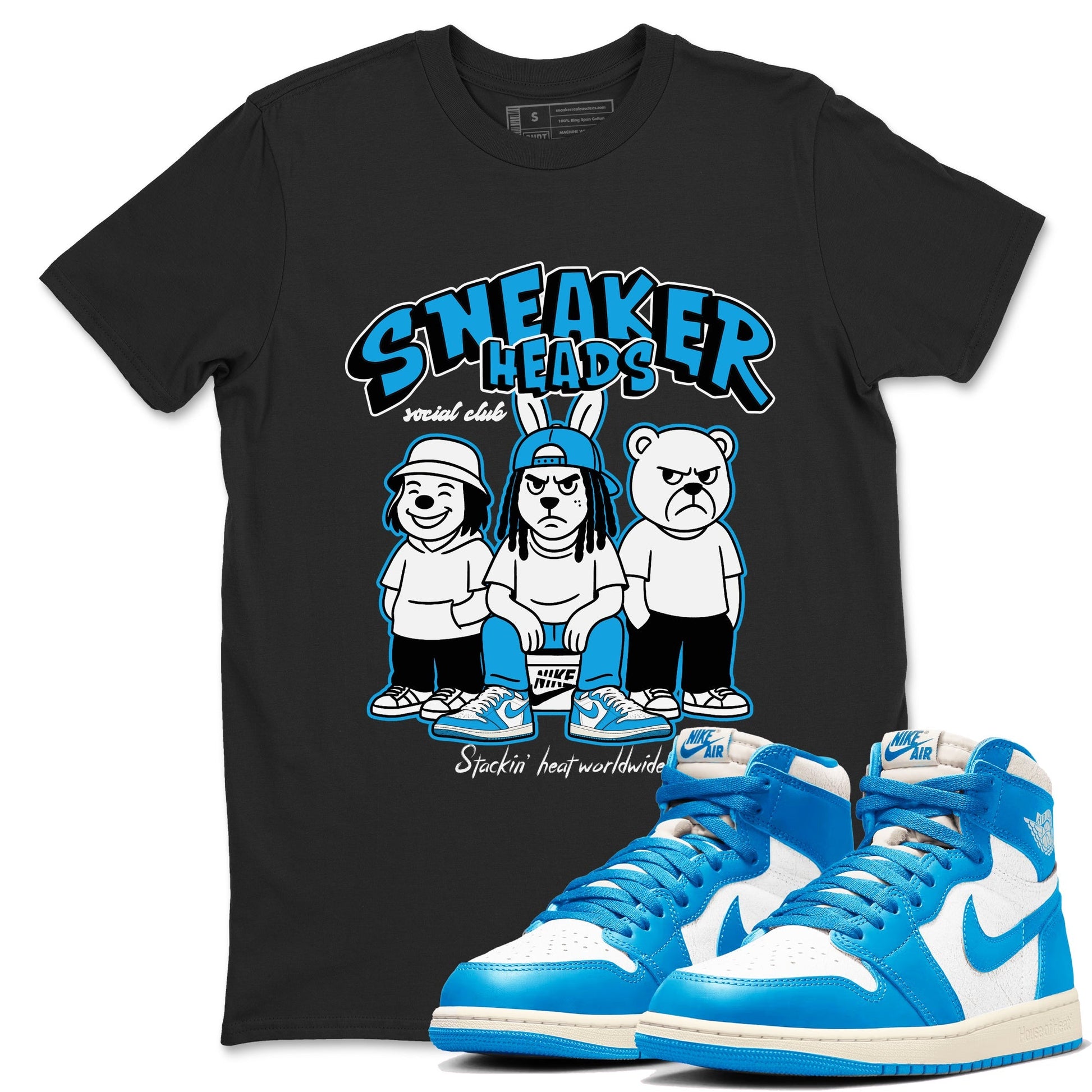 Sneakerheads Social Club Sneaker Tees - Air Jordan 1 UNC reimagined