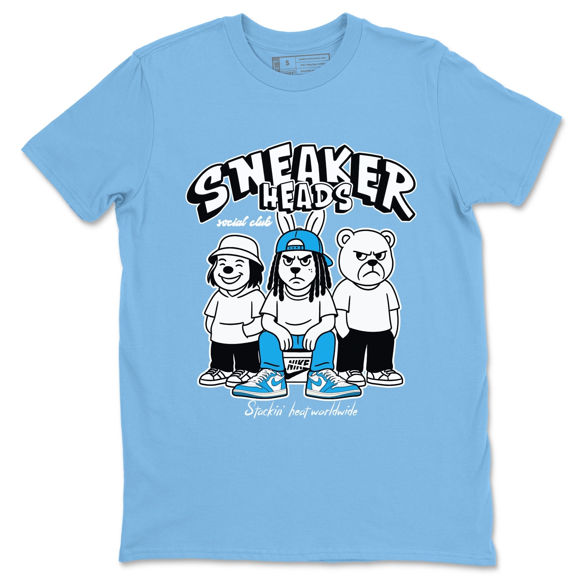 Sneakerheads Social Club Sneaker Tees - Air Jordan 1 UNC reimagined