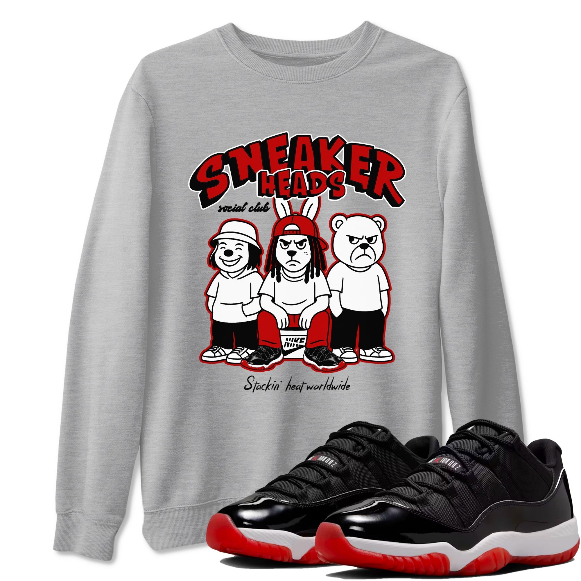 Sneakerheads Social Club Sneaker Tees - Air Jordan 11 Bred