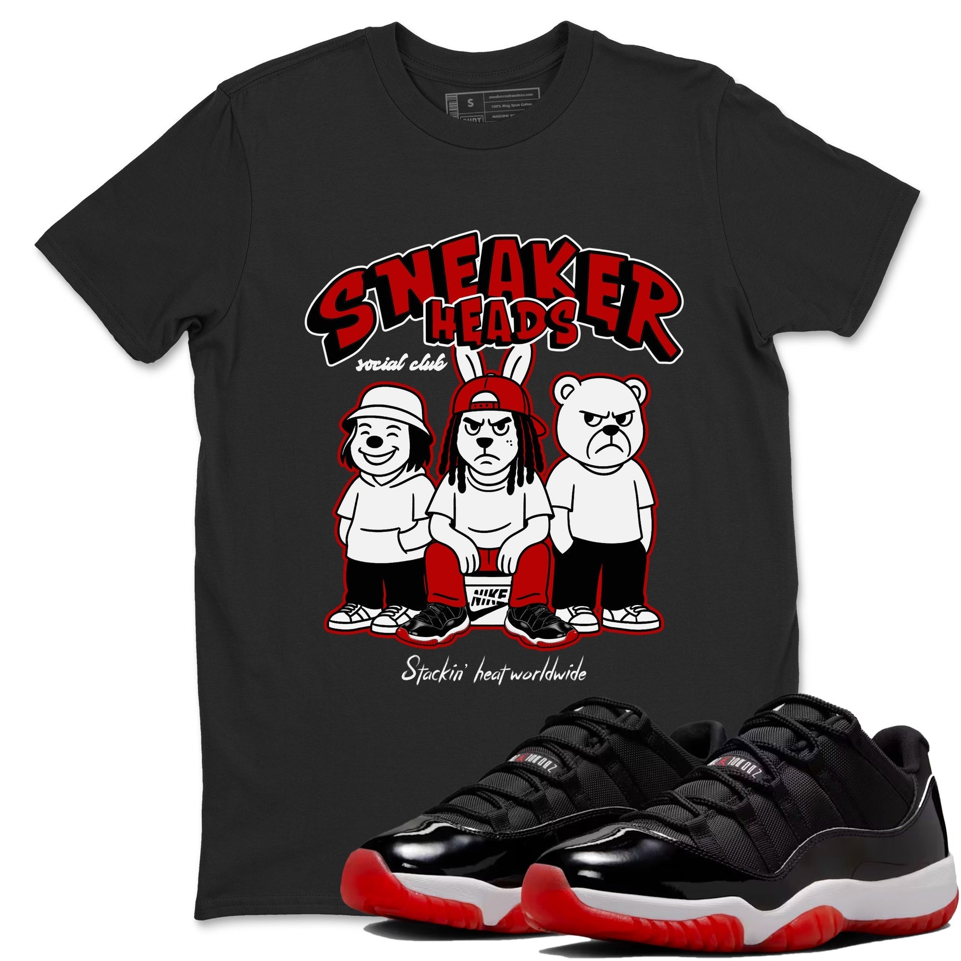 Sneakerheads Social Club Sneaker Tees - Air Jordan 11 Bred