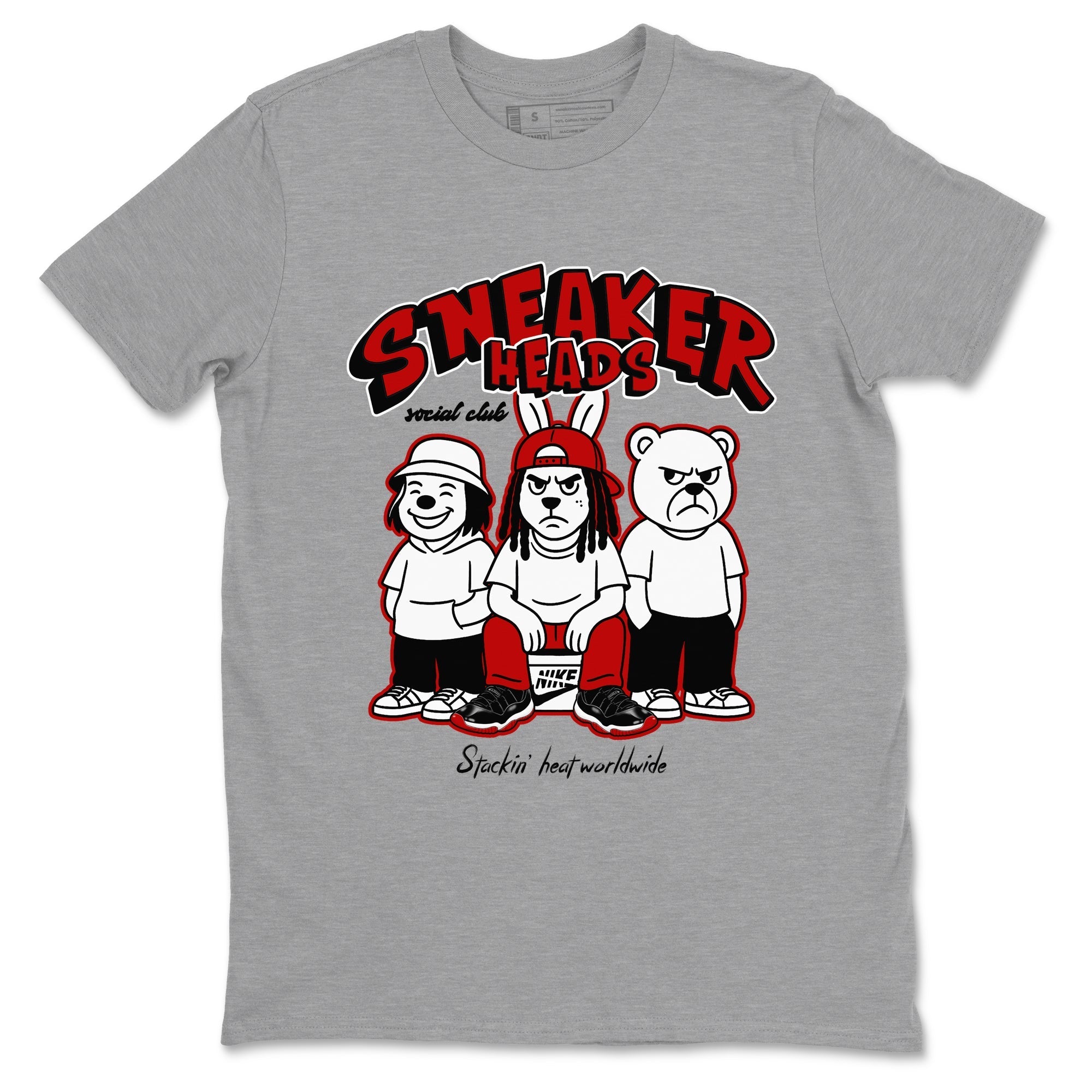Sneakerheads Social Club Sneaker Tees - Air Jordan 11 Bred