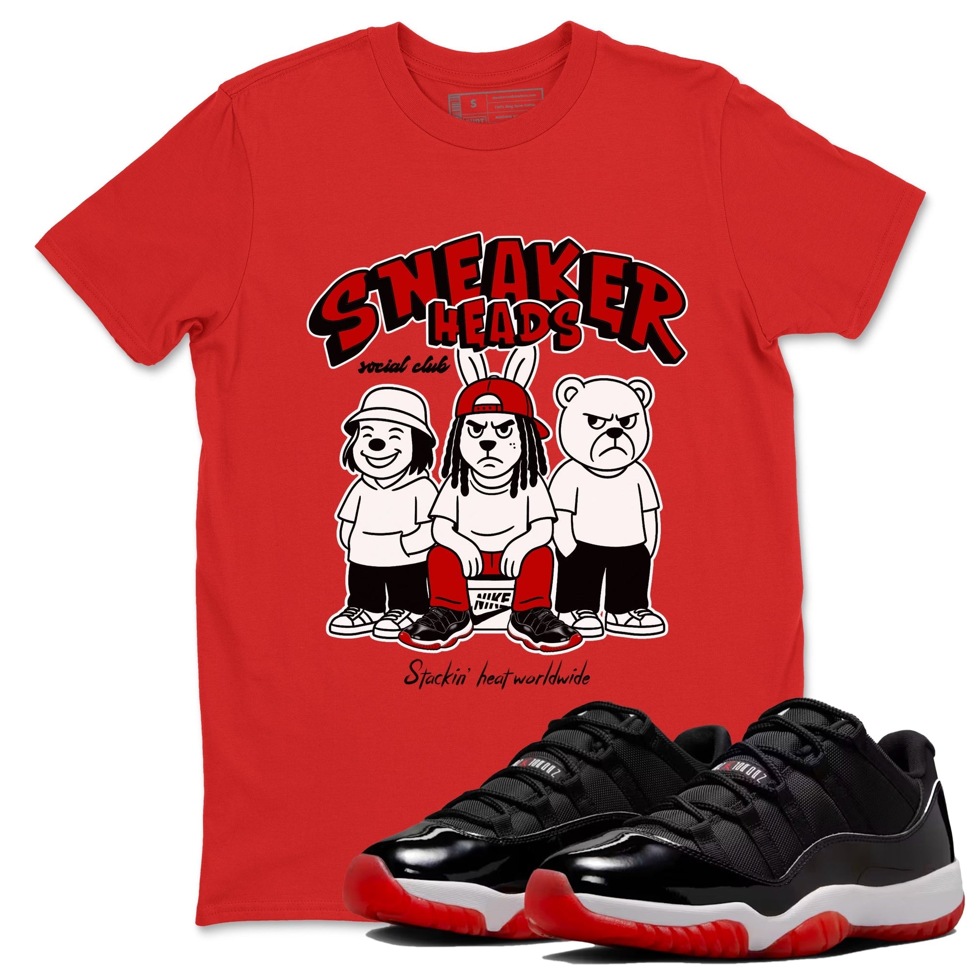Sneakerheads Social Club Sneaker Tees - Air Jordan 11 Bred