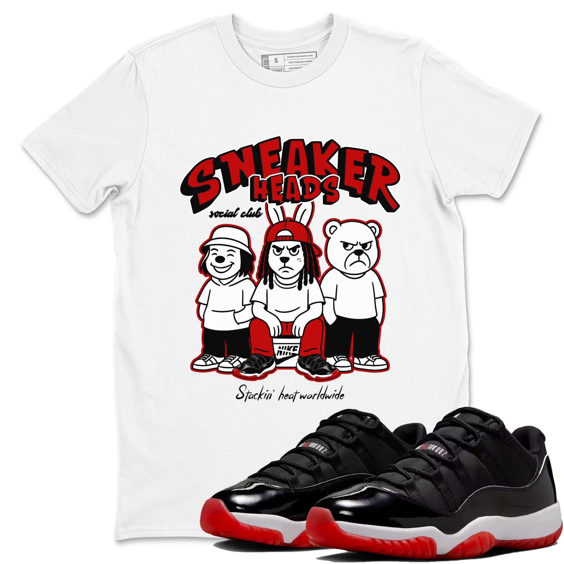 Sneakerheads Social Club Sneaker Tees - Air Jordan 11 Bred