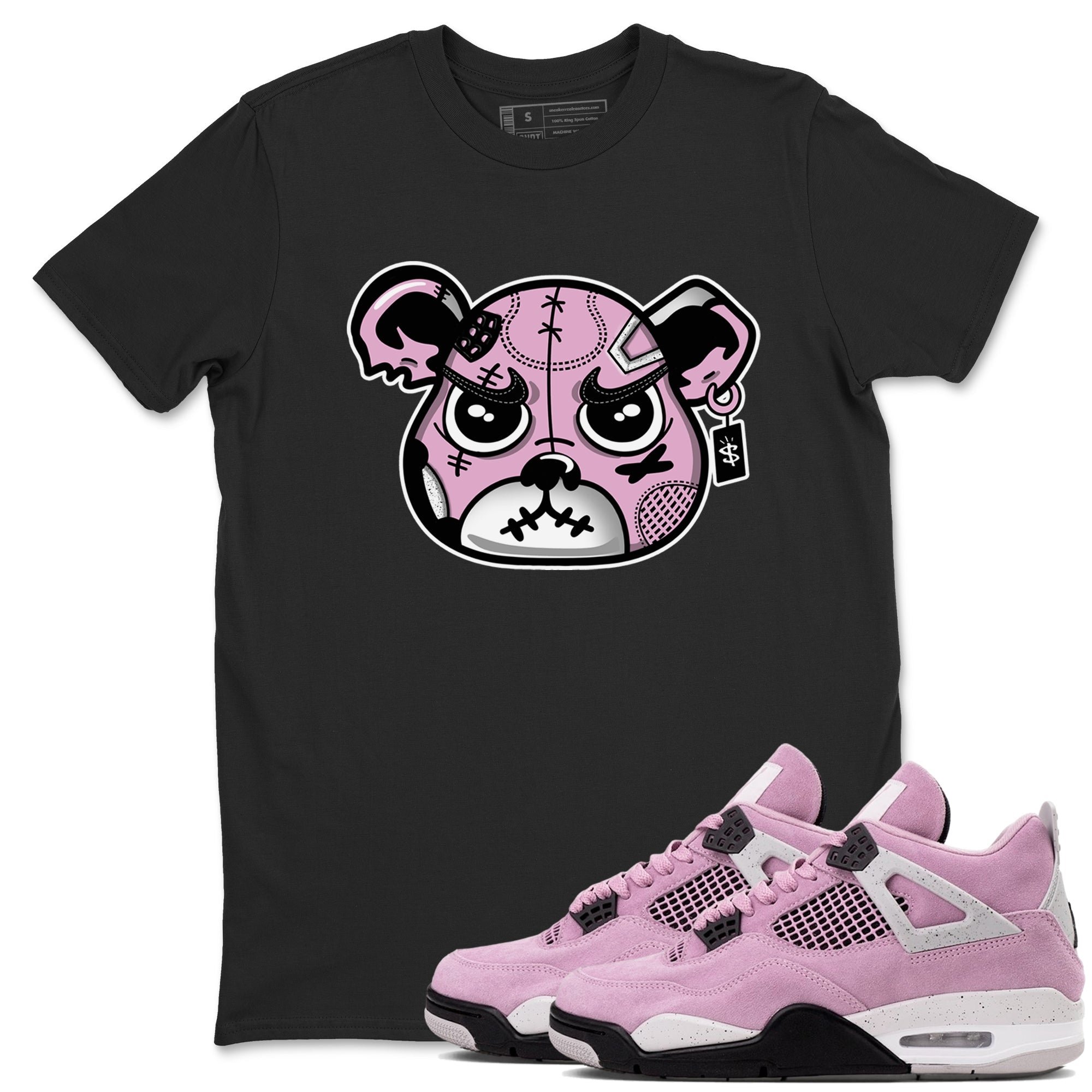 Sneakers Bear Face Sneaker Tees - Air Jordan 4 Orchid