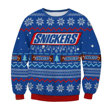 Snickers Chocolate Bar Ugly Christmas Sweater 2022 ? Usalast