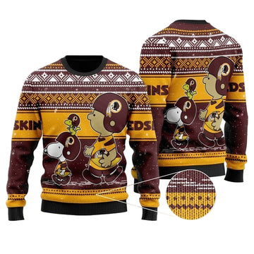Snoopy And Charlie Washington Redskins Ugly Christmas Sweater ? Usalast