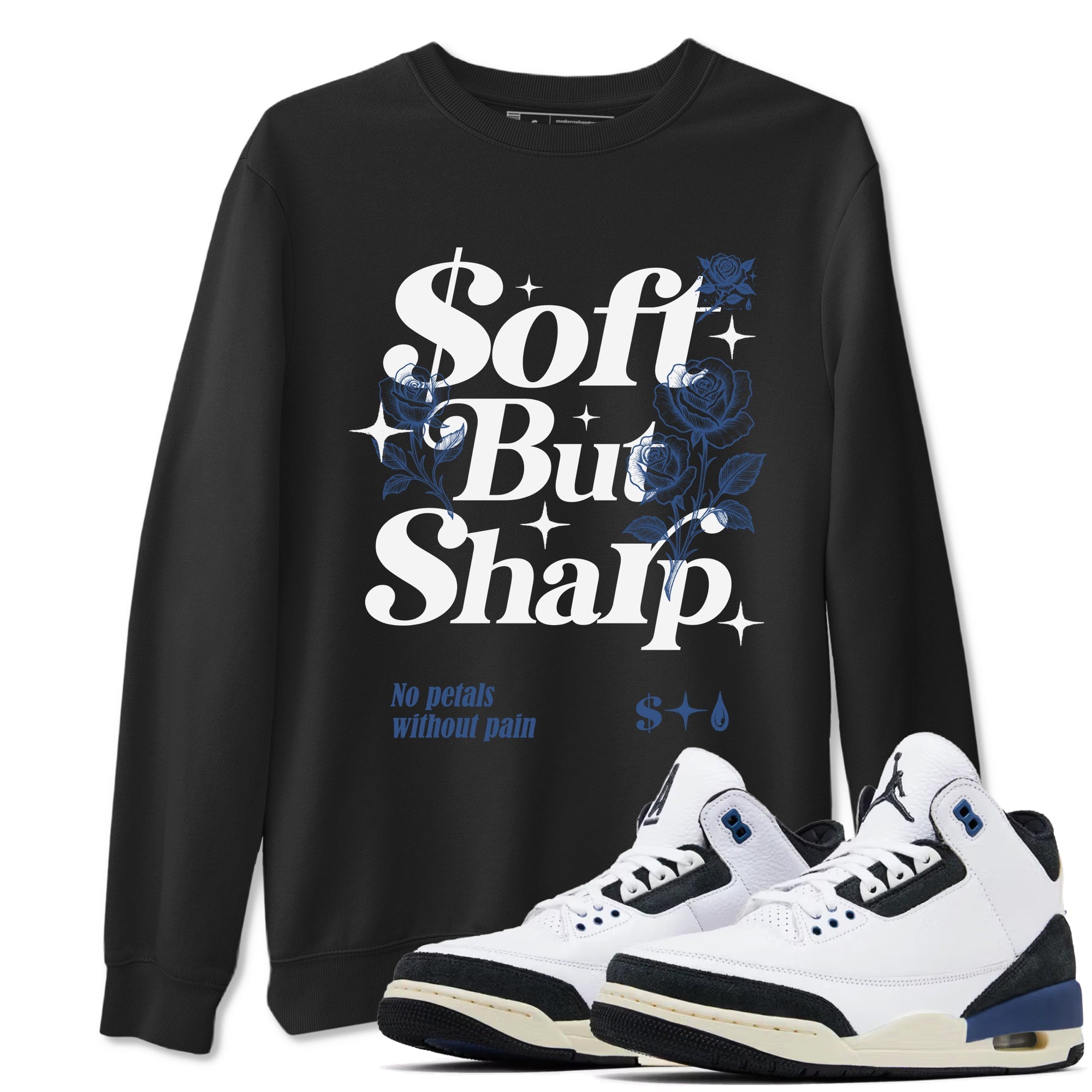 Soft but Sharp Sneaker Tees - Air Jordan 3 A Ma Maniere x Diffused Blue