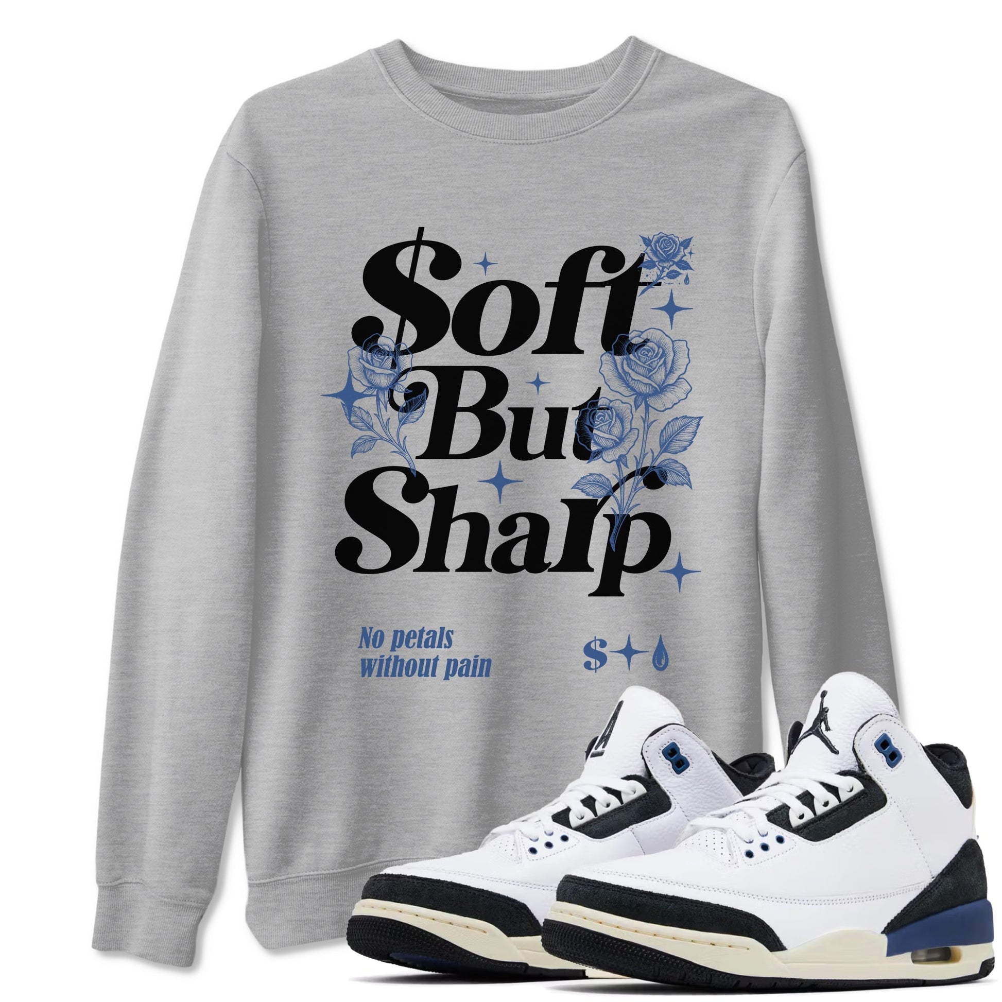 Soft but Sharp Sneaker Tees - Air Jordan 3 A Ma Maniere x Diffused Blue
