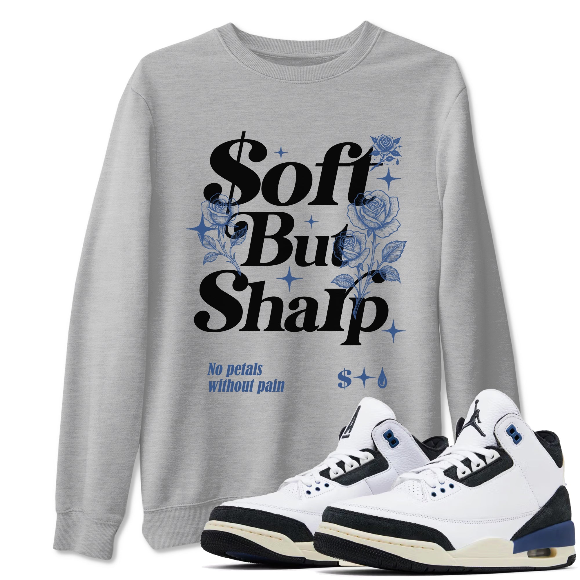 Soft but Sharp Sneaker Tees - Air Jordan 3 A Ma Maniere x Diffused Blue