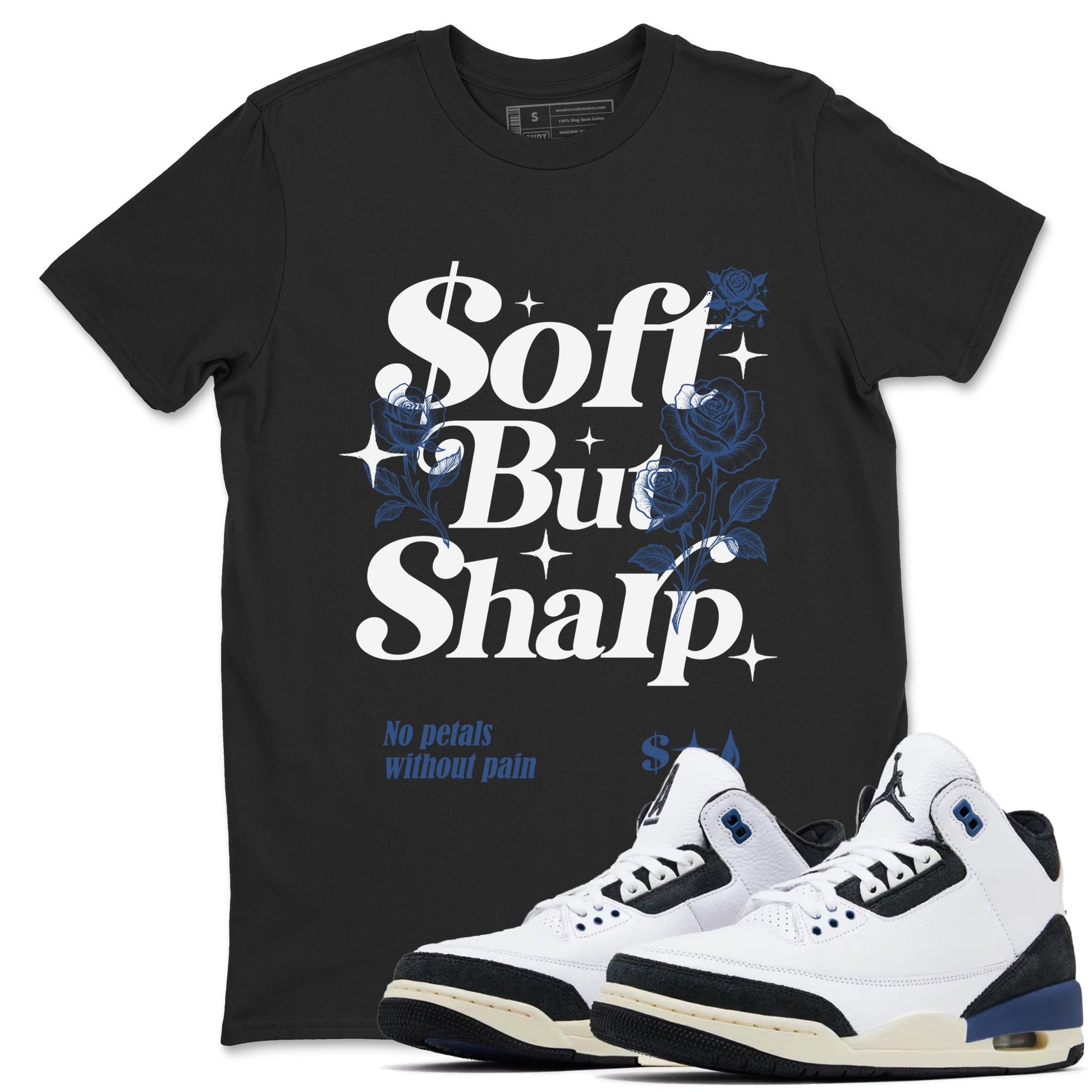 Soft but Sharp Sneaker Tees - Air Jordan 3 A Ma Maniere x Diffused Blue