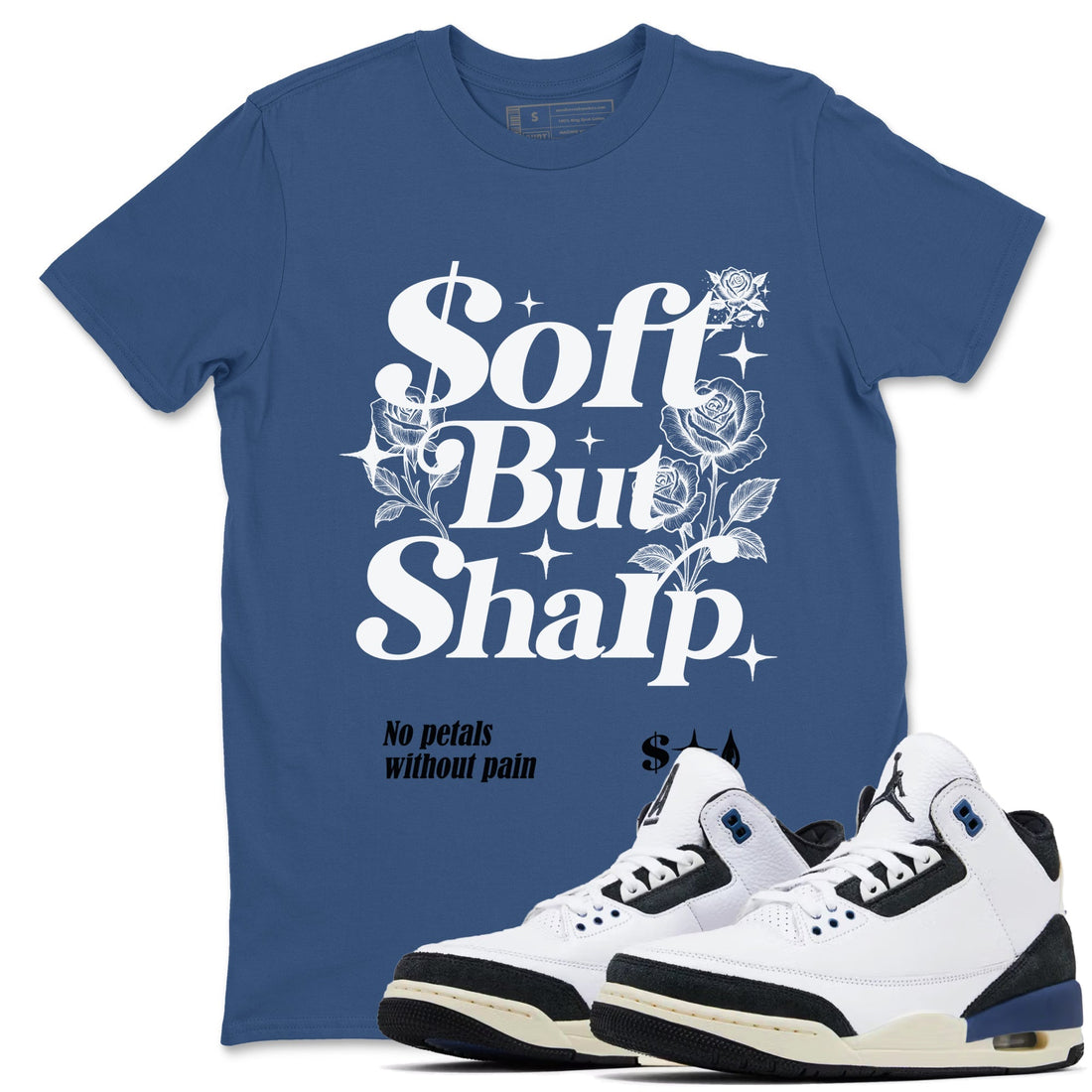 Soft but Sharp Sneaker Tees - Air Jordan 3 A Ma Maniere x Diffused Blue