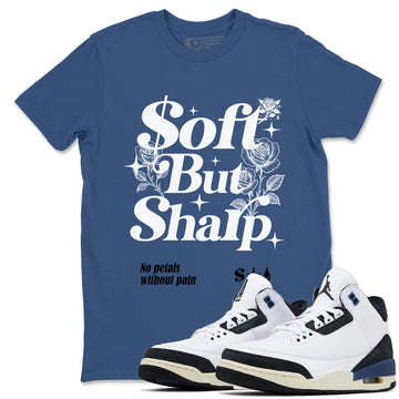 Soft but Sharp Sneaker Tees - Air Jordan 3 A Ma Maniere x Diffused Blue