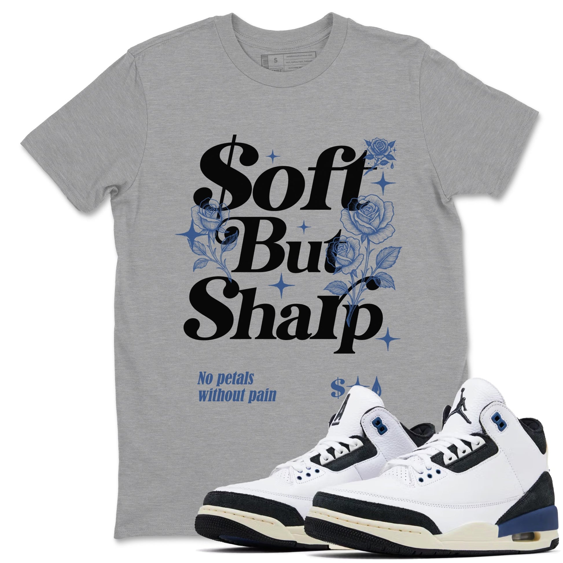 Soft but Sharp Sneaker Tees - Air Jordan 3 A Ma Maniere x Diffused Blue