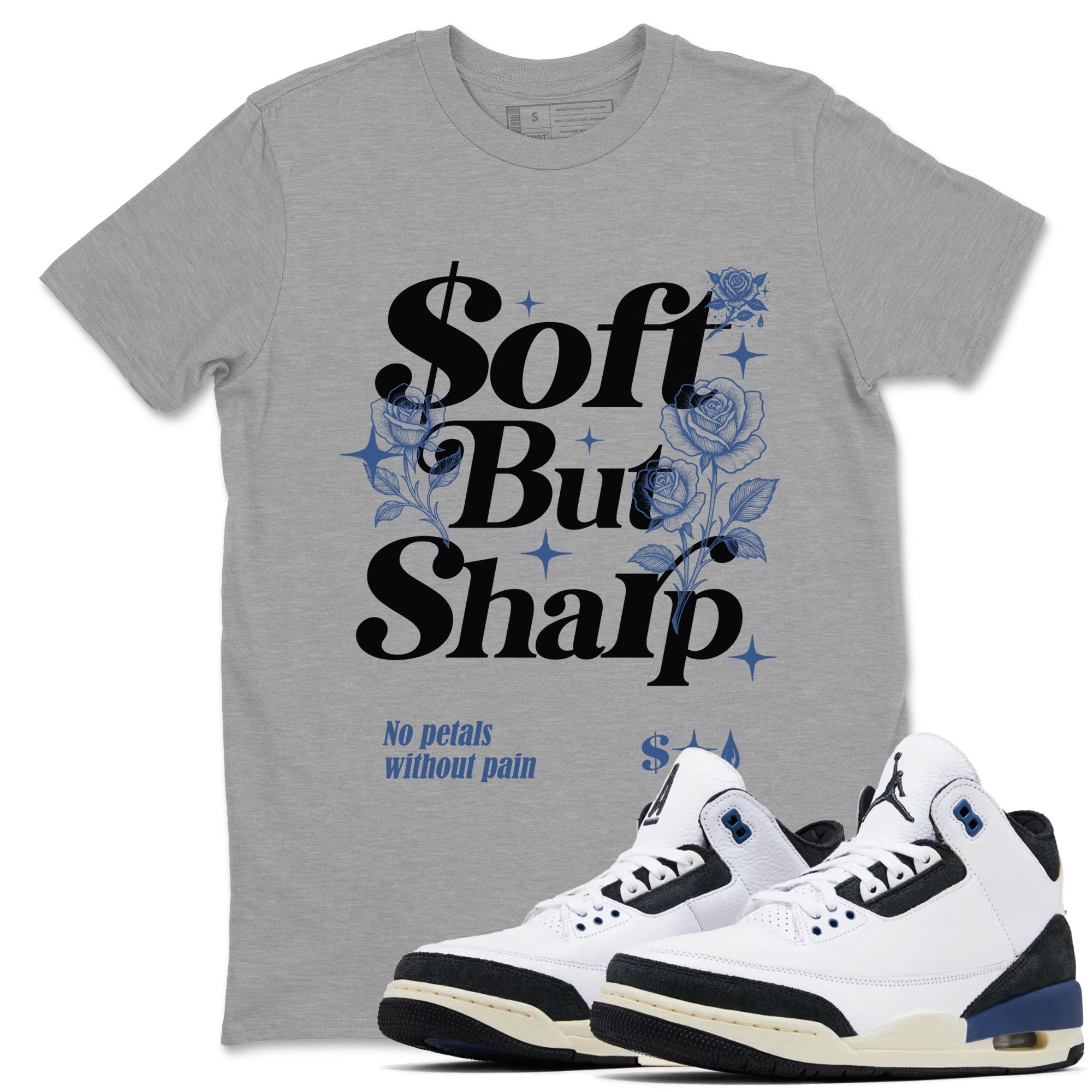 Soft but Sharp Sneaker Tees - Air Jordan 3 A Ma Maniere x Diffused Blue