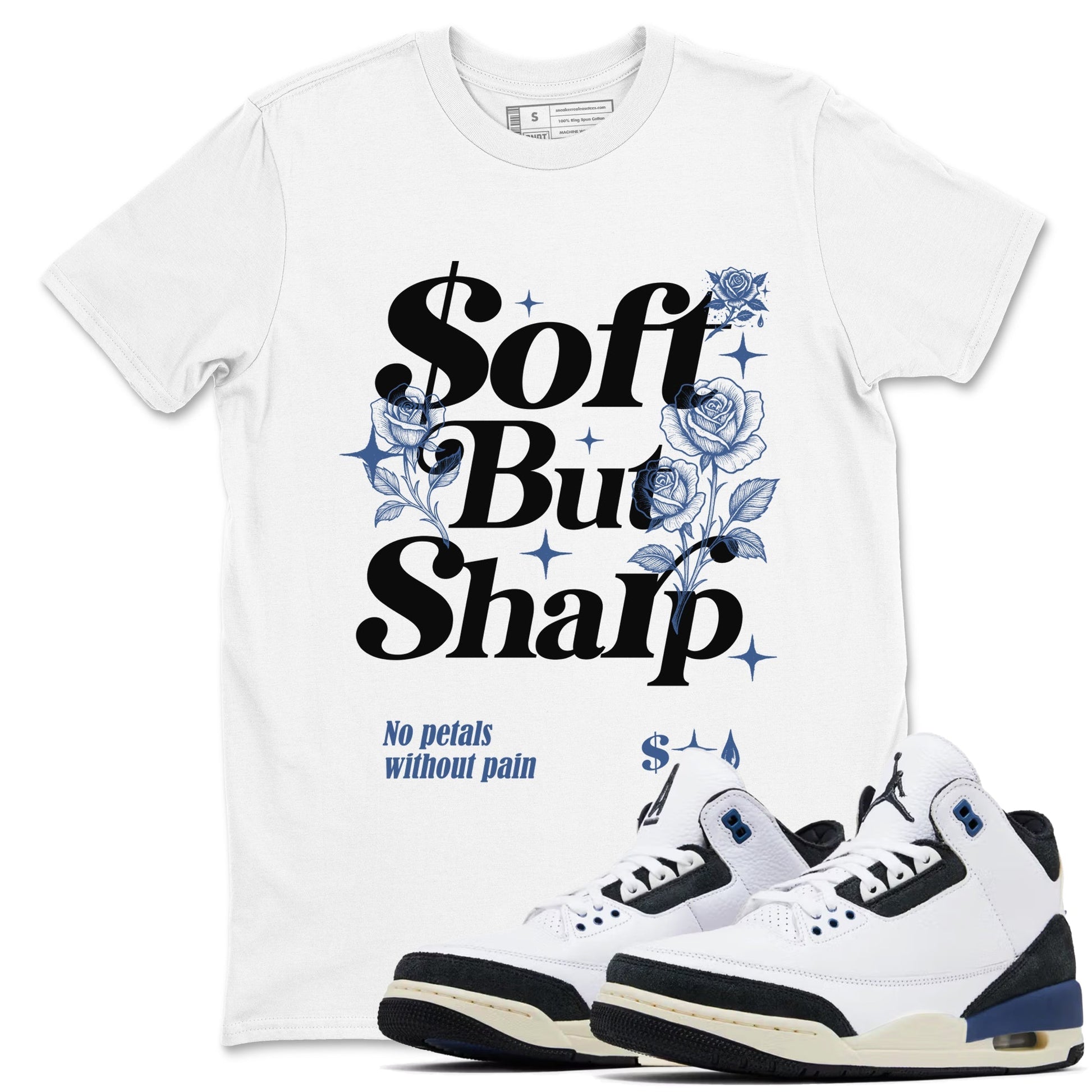 Soft but Sharp Sneaker Tees - Air Jordan 3 A Ma Maniere x Diffused Blue