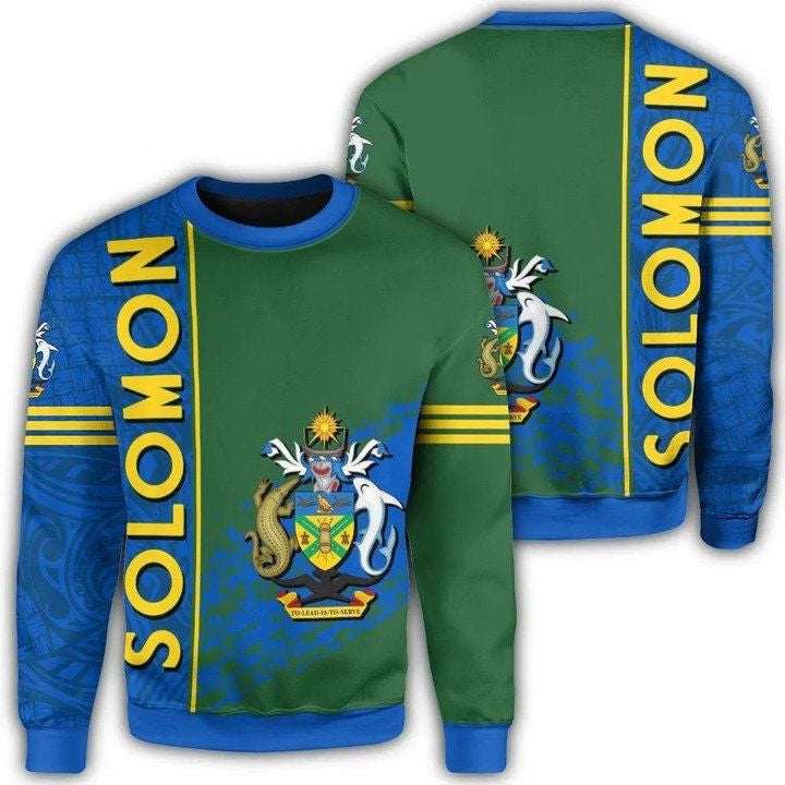 Solomon Coat Of Arms Sweater Quarter Style J1C ? Usalast