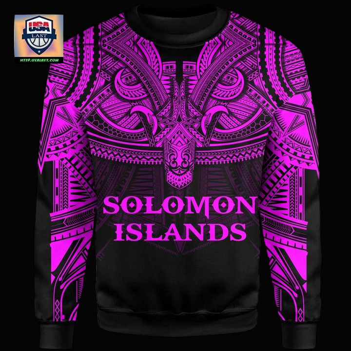 Solomon Islands Pink Sweater Polynesian A15 ? Usalast