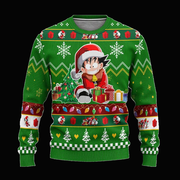Son Goku Anime Ugly Christmas Sweater Dragon Ball Xmas Gift ? Usalast