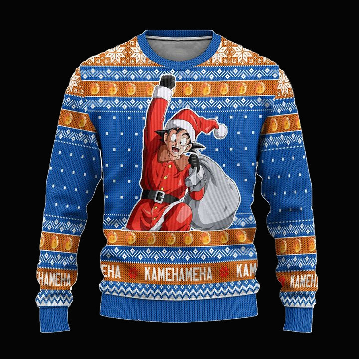 Son Goku Dragon Ball Anime Ugly Christmas Sweater Xmas Gift ? Usalast
