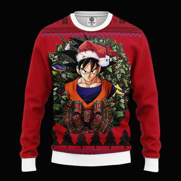 Son Goku Dragon Ball Noel Mc Ugly Christmas Sweater Thanksgiving Gift ? Usalast