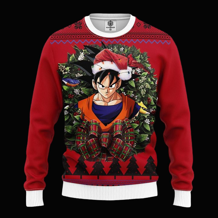 Son Goku Dragon Ball Noel Mc Ugly Christmas Sweater Thanksgiving Gift ? Usalast