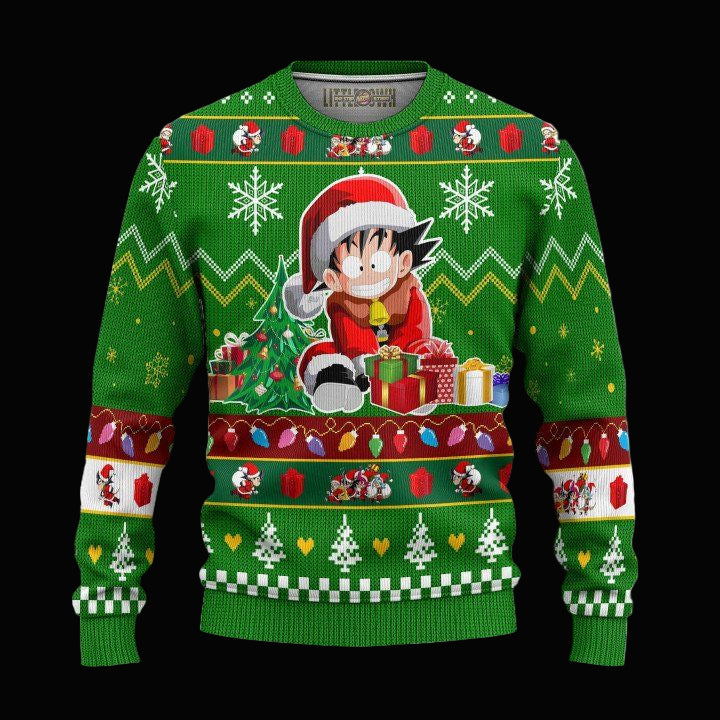 Son Goku Ugly Christmas Sweater And 3D Hoodie Dragon Ball Xmas Gift ? Usalast