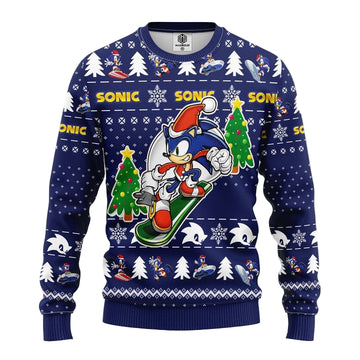 Sonic The Hedgehog Ugly Christmas Sweater 1 Amazing Gift Idea Thanksgiving Gift ? Usalast