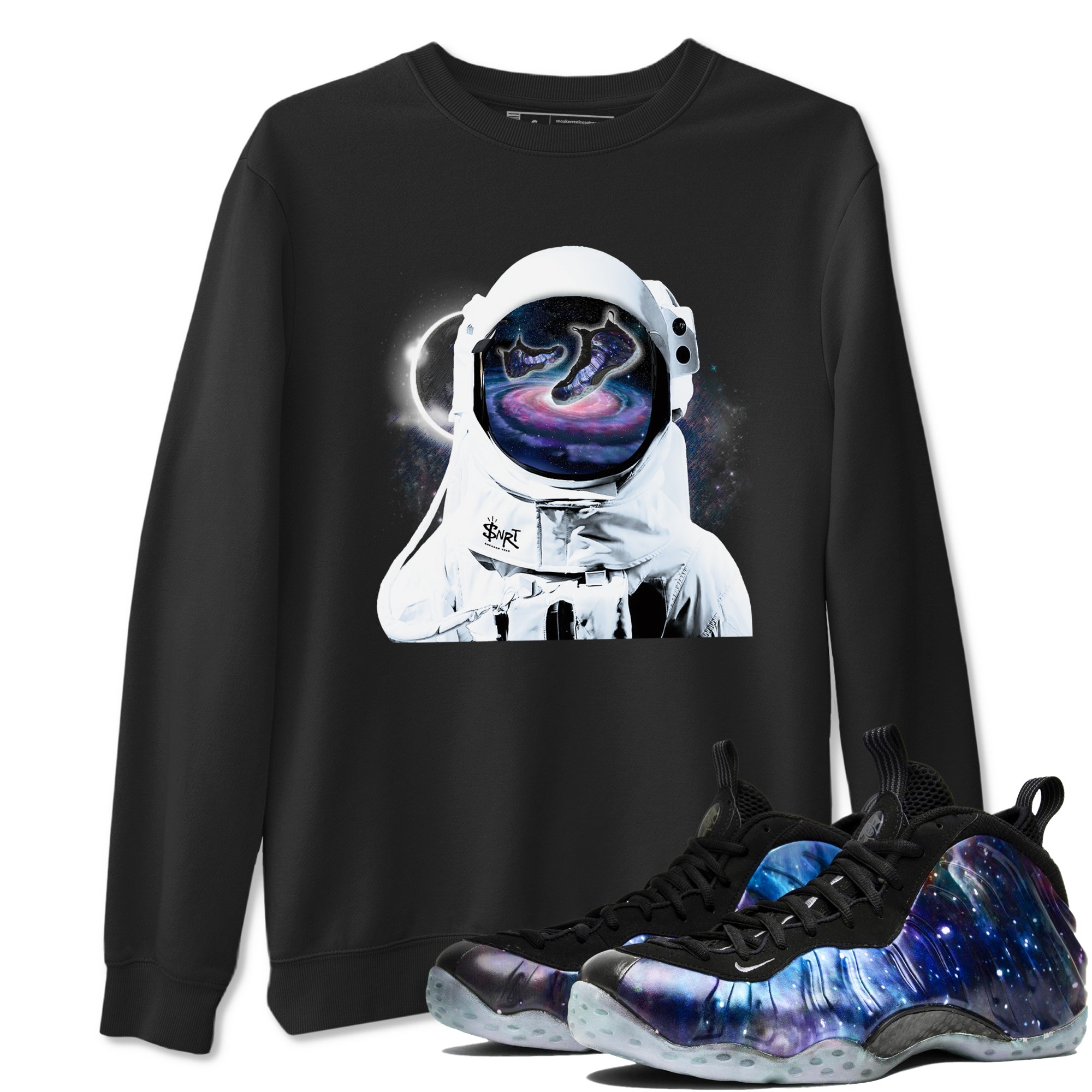 Space Discovery Sneaker Tees - Air Foamposite One Galaxy