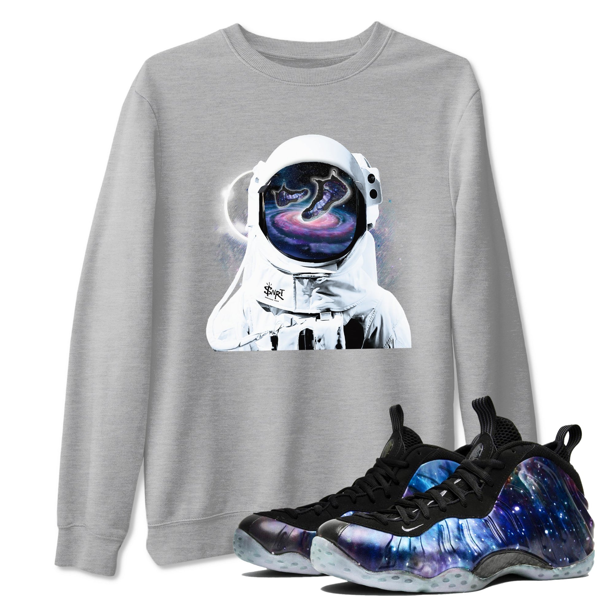 Space Discovery Sneaker Tees - Air Foamposite One Galaxy