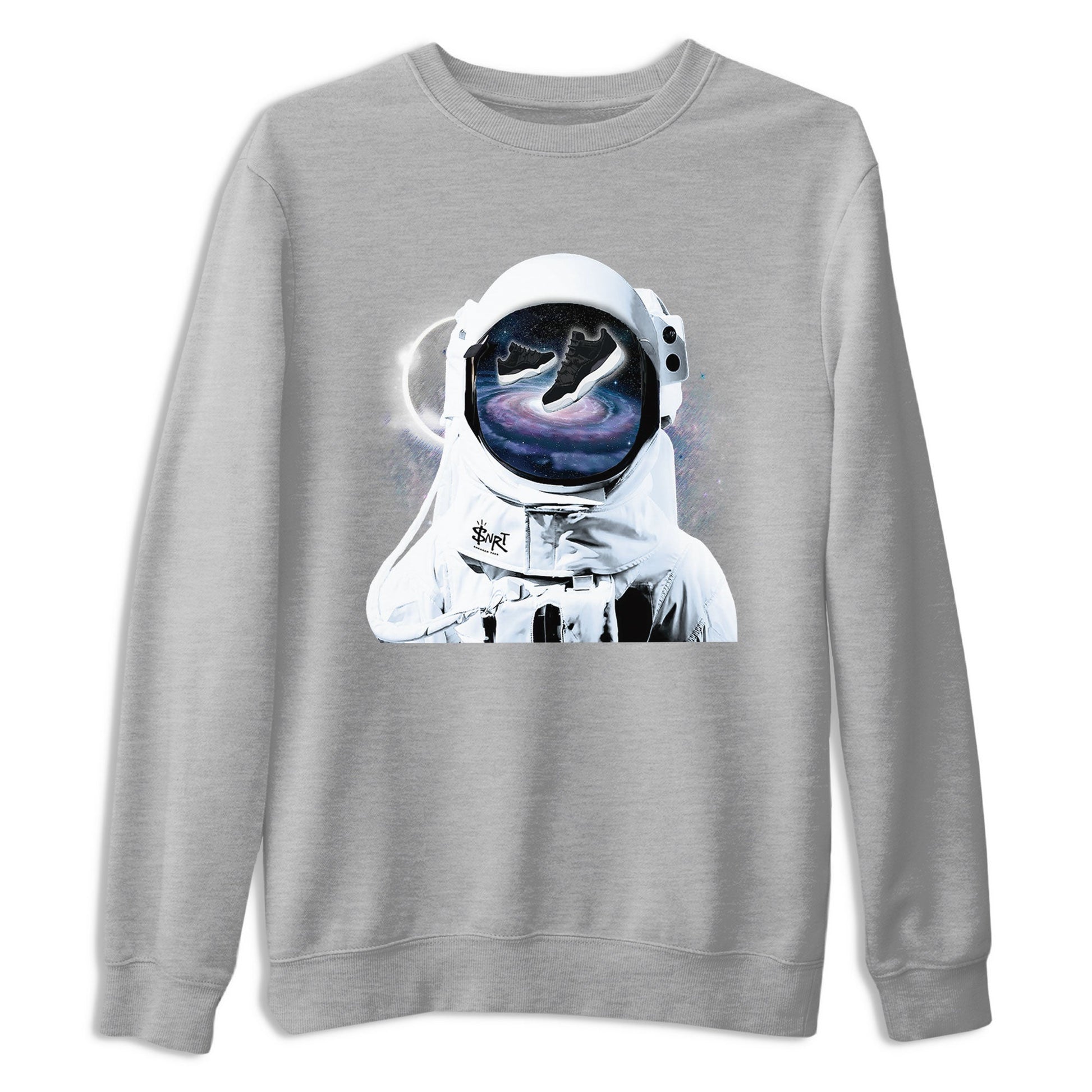 Space Discovery Sneaker Tees - Air Jordan 11 Black and Varsity Royal