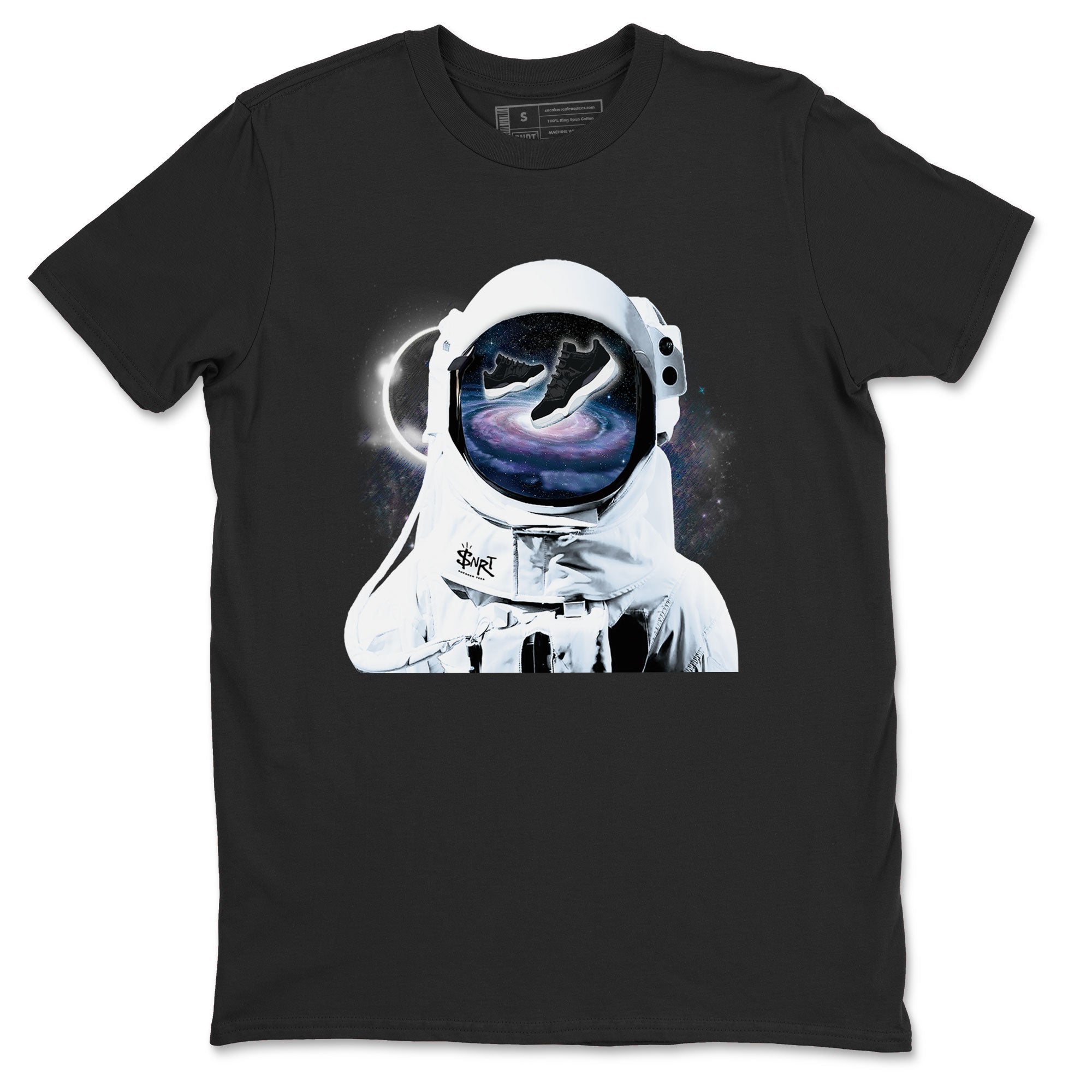 Space Discovery Sneaker Tees - Air Jordan 11 Black and Varsity Royal