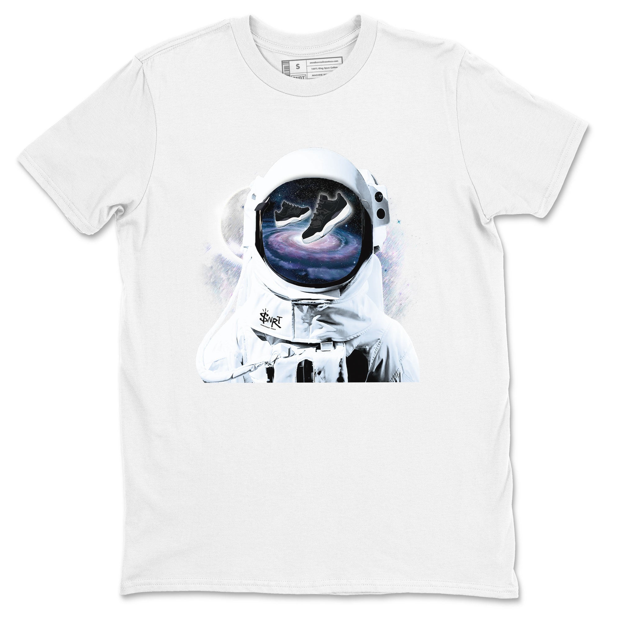 Space Discovery Sneaker Tees - Air Jordan 11 Black and Varsity Royal