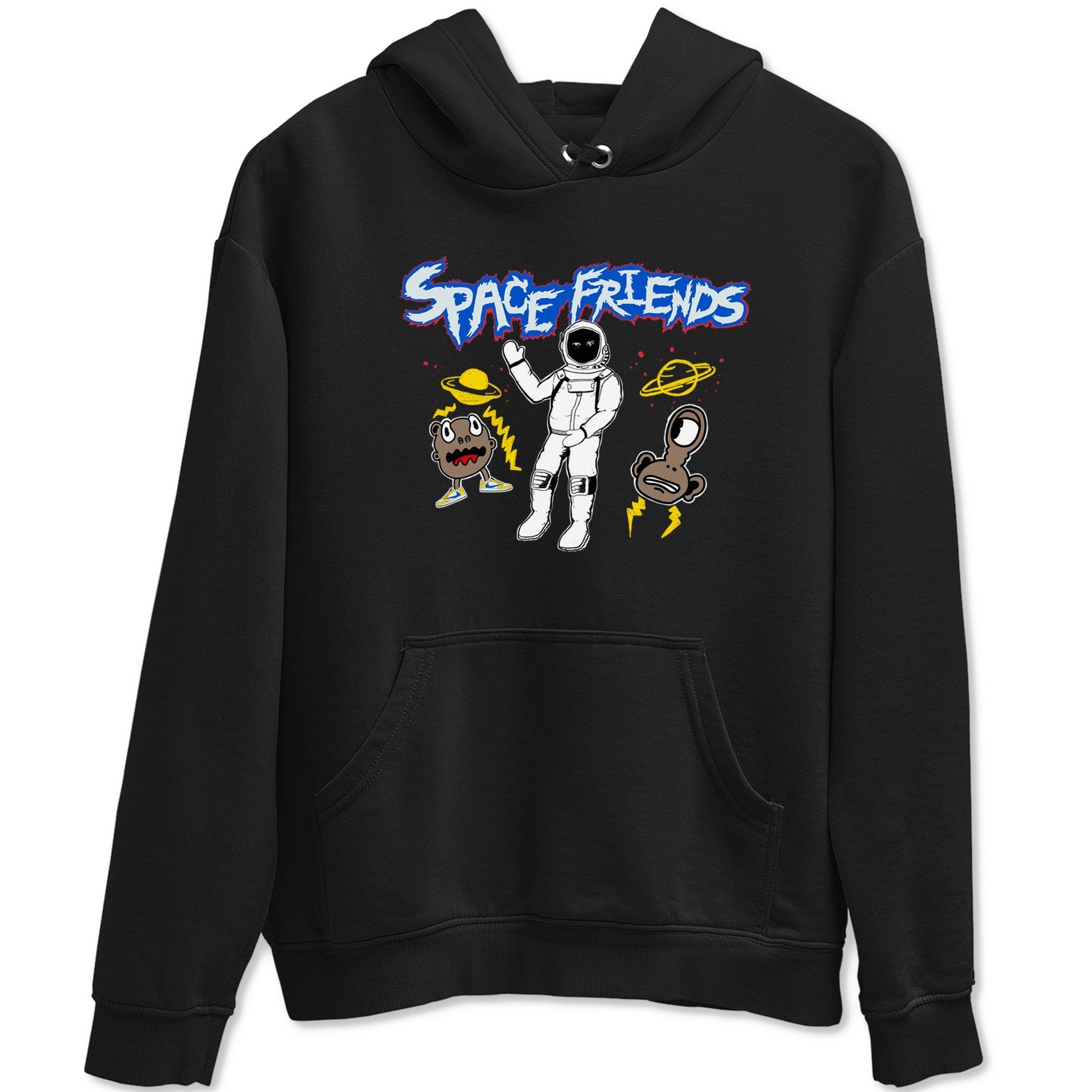 Space Friends Sneaker Tees - Air Jordan 1 Travis Scott Canary