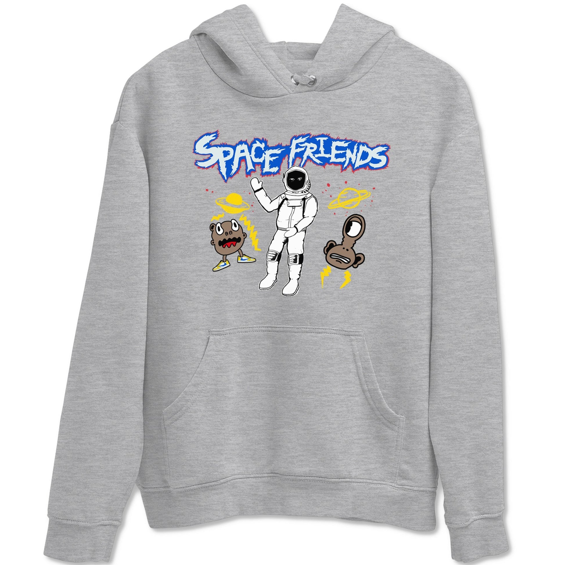 Space Friends Sneaker Tees - Air Jordan 1 Travis Scott Canary