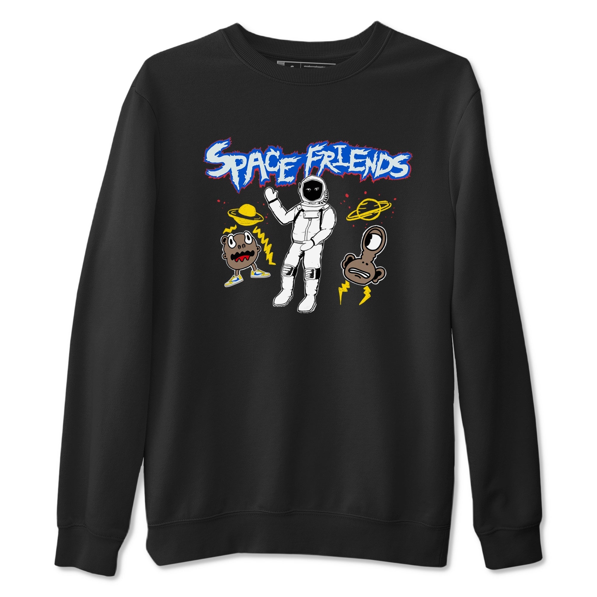 Space Friends Sneaker Tees - Air Jordan 1 Travis Scott Canary