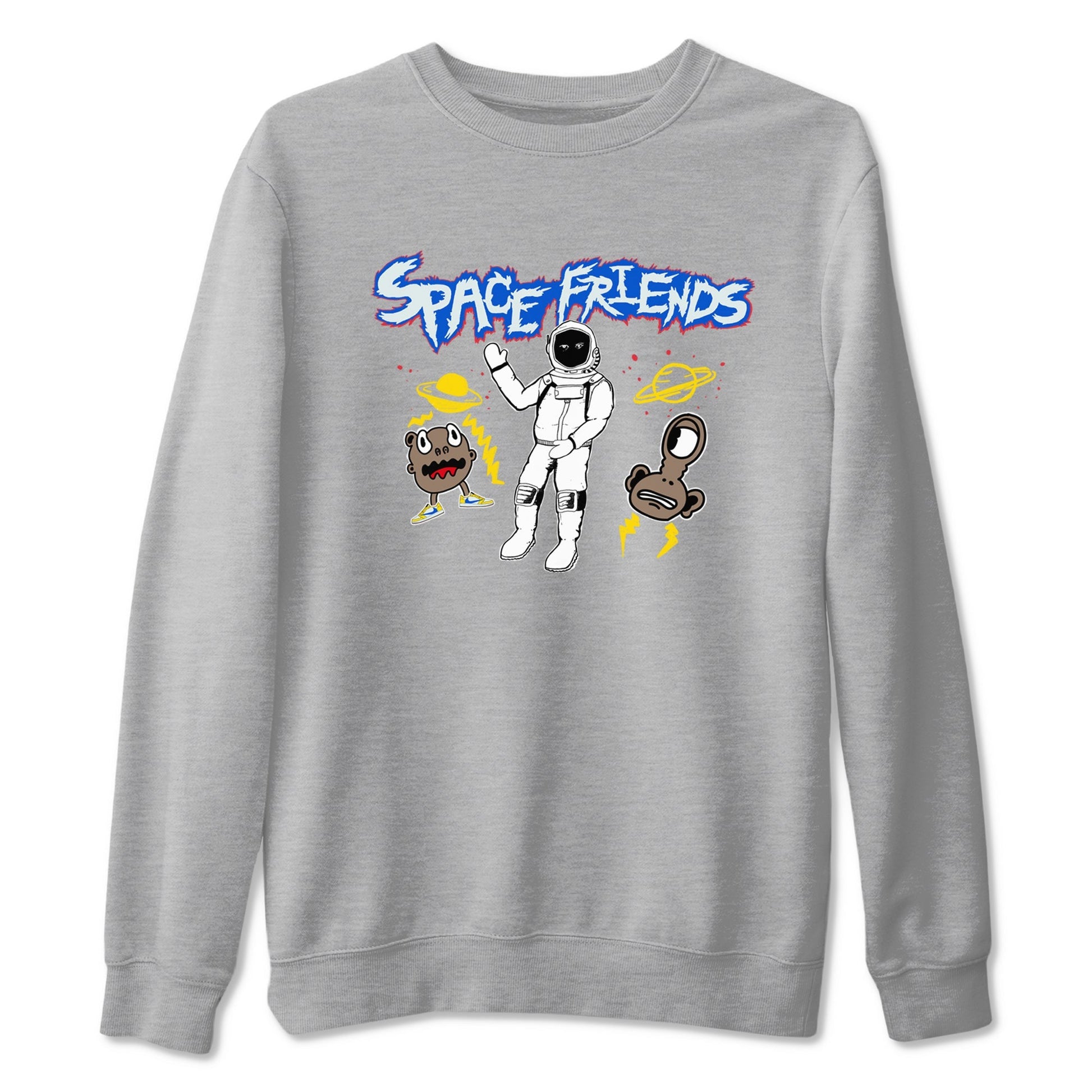 Space Friends Sneaker Tees - Air Jordan 1 Travis Scott Canary