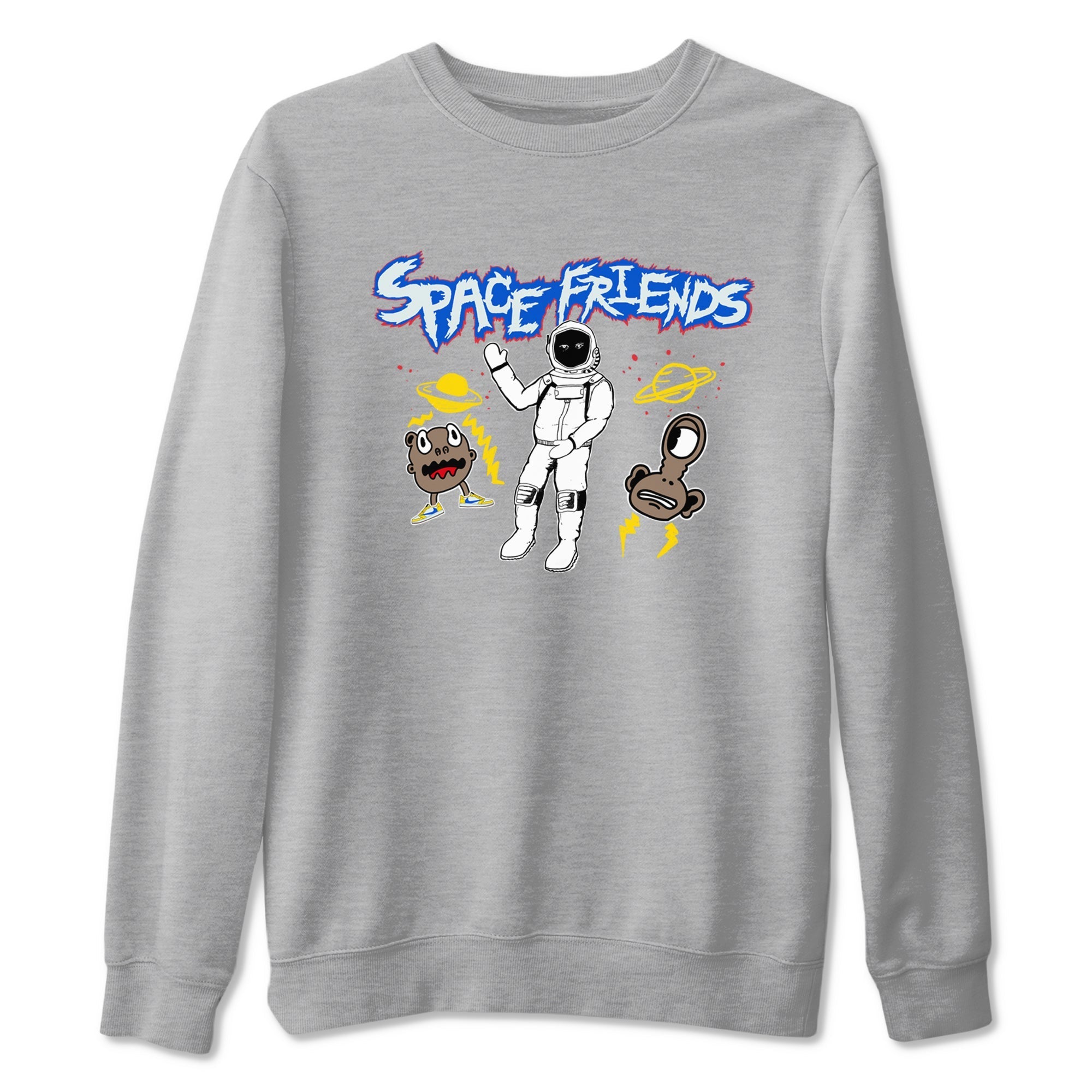 Space Friends Sneaker Tees - Air Jordan 1 Travis Scott Canary