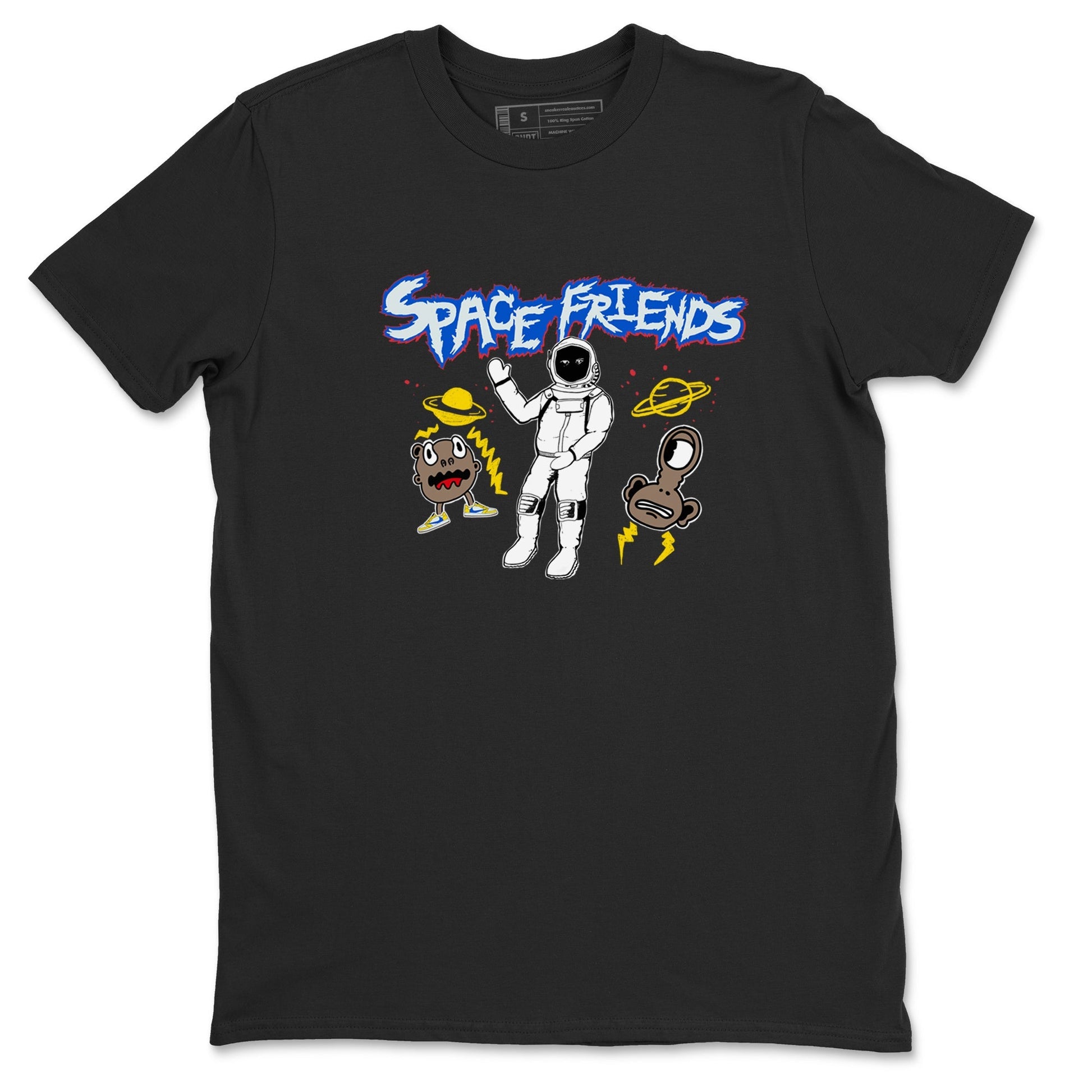 Space Friends Sneaker Tees - Air Jordan 1 Travis Scott Canary