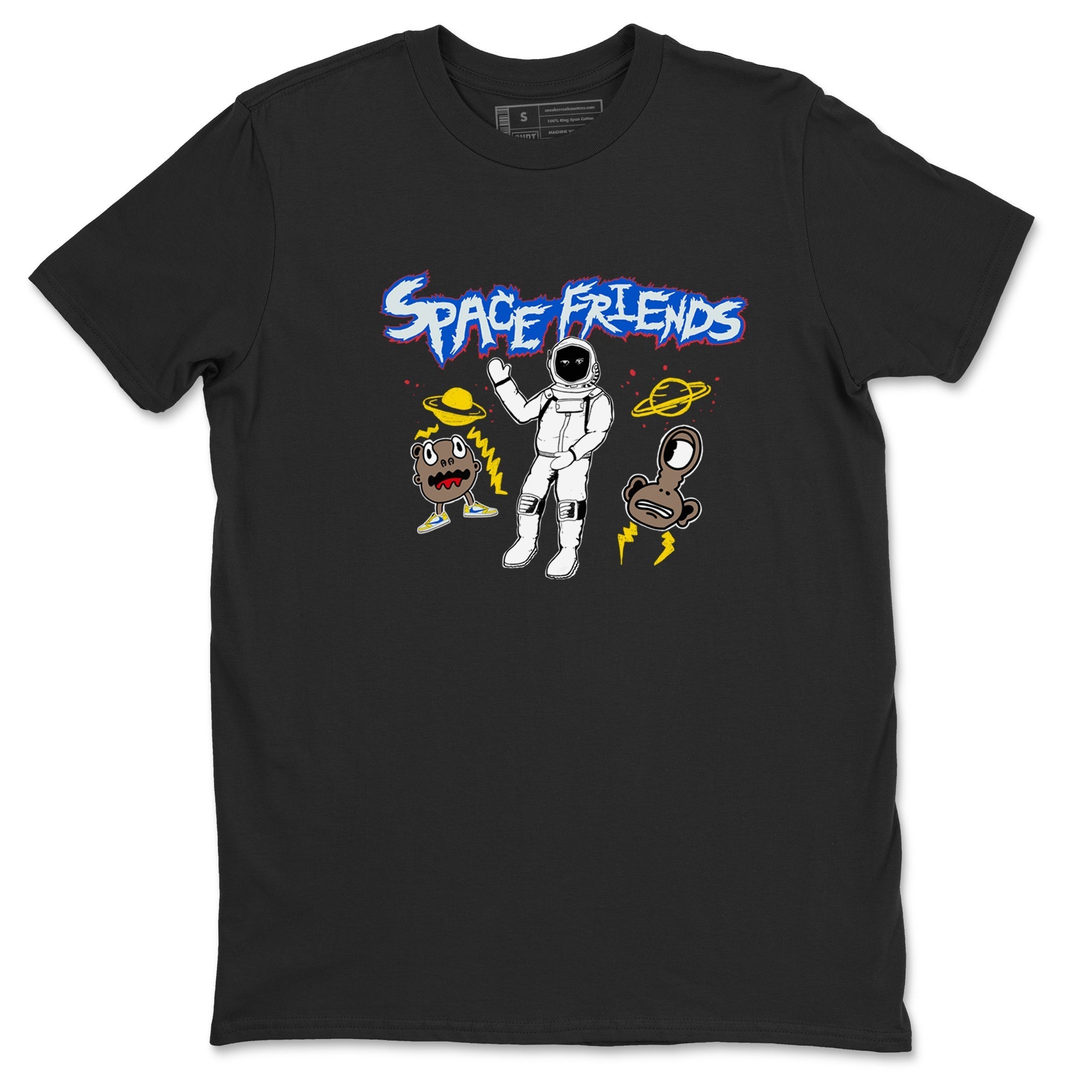Space Friends Sneaker Tees - Air Jordan 1 Travis Scott Canary