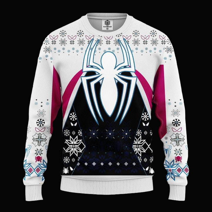 Spiderman White Ugly Christmas Sweater Amazing Gift Idea Thanksgiving Gift ? Usalast