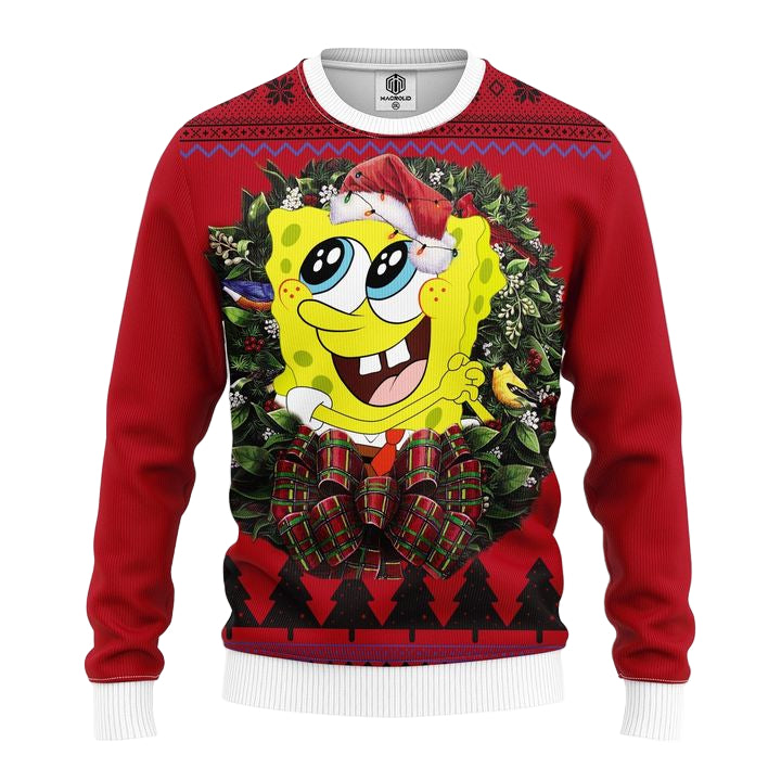 Spongebob Squarepants Noel Mc Ugly Christmas Sweater Thanksgiving Gift ? Usalast