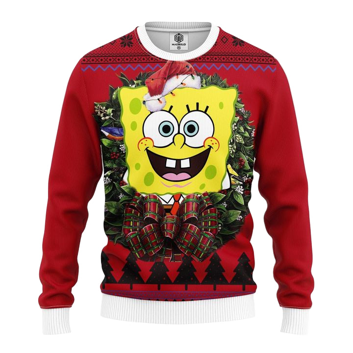 Spongebob Squarepants Patrick Star Noel Mc Ugly Christmas Sweater Thanksgiving Gift ? Usalast