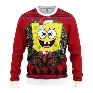 Spongebob Squarepants Patrick Star Noel Mc Ugly Christmas Sweater Thanksgiving Gift ? Usalast