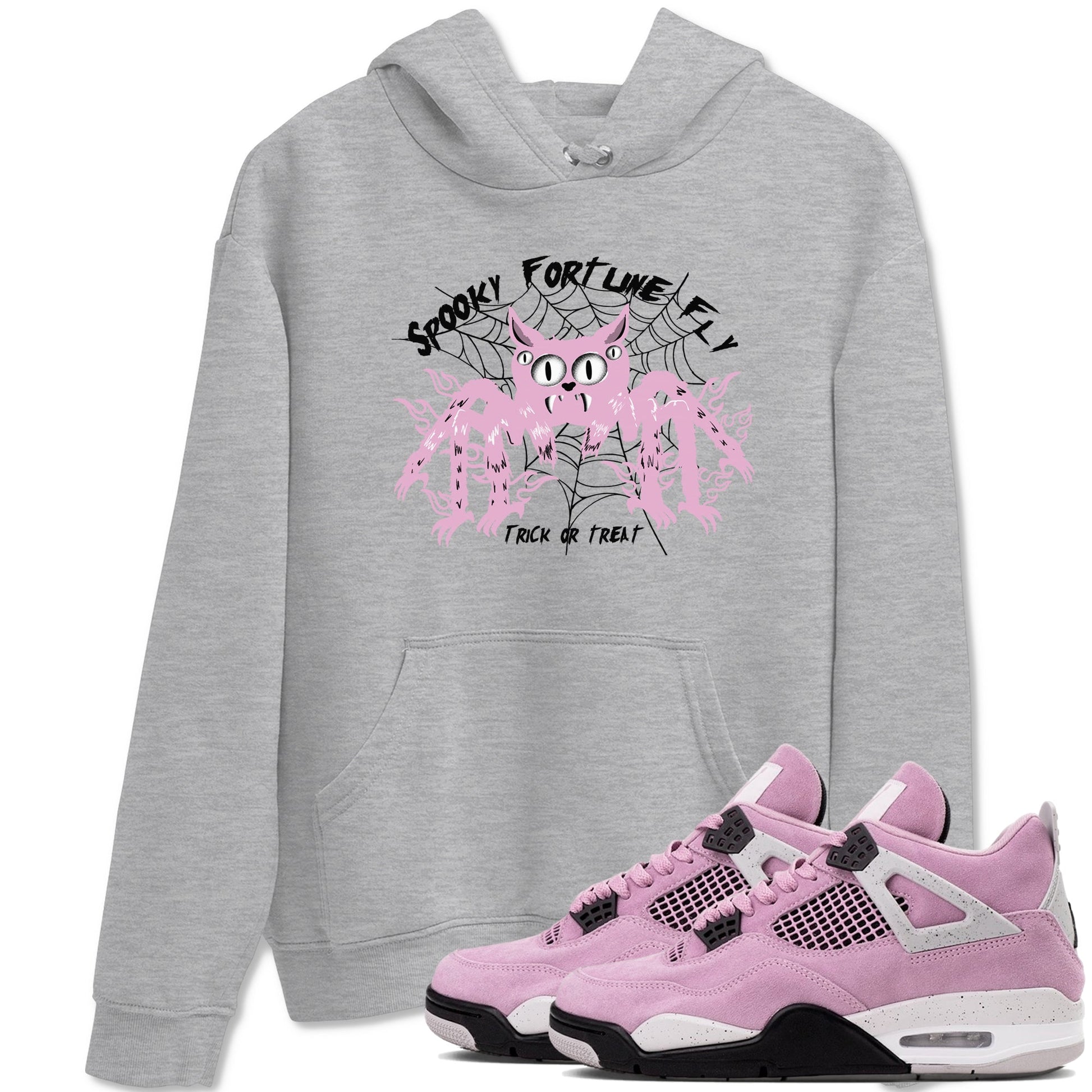 Spooky Fortune Fly Sneaker Tees - Air Jordan 4 Orchid