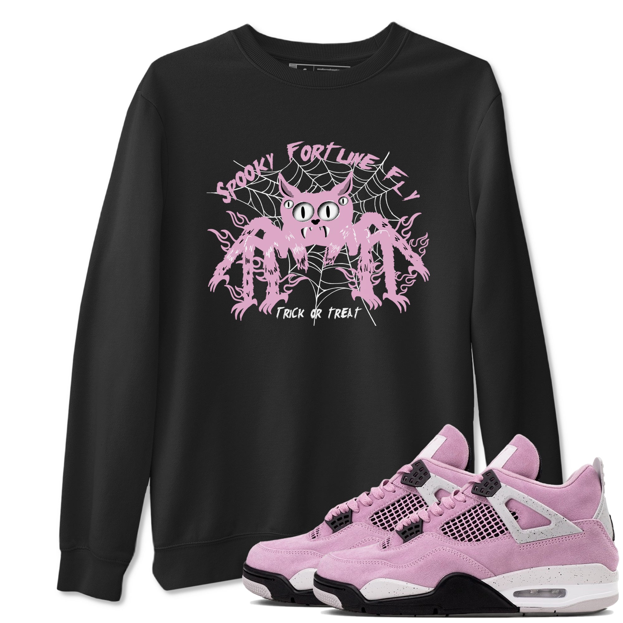 Spooky Fortune Fly Sneaker Tees - Air Jordan 4 Orchid