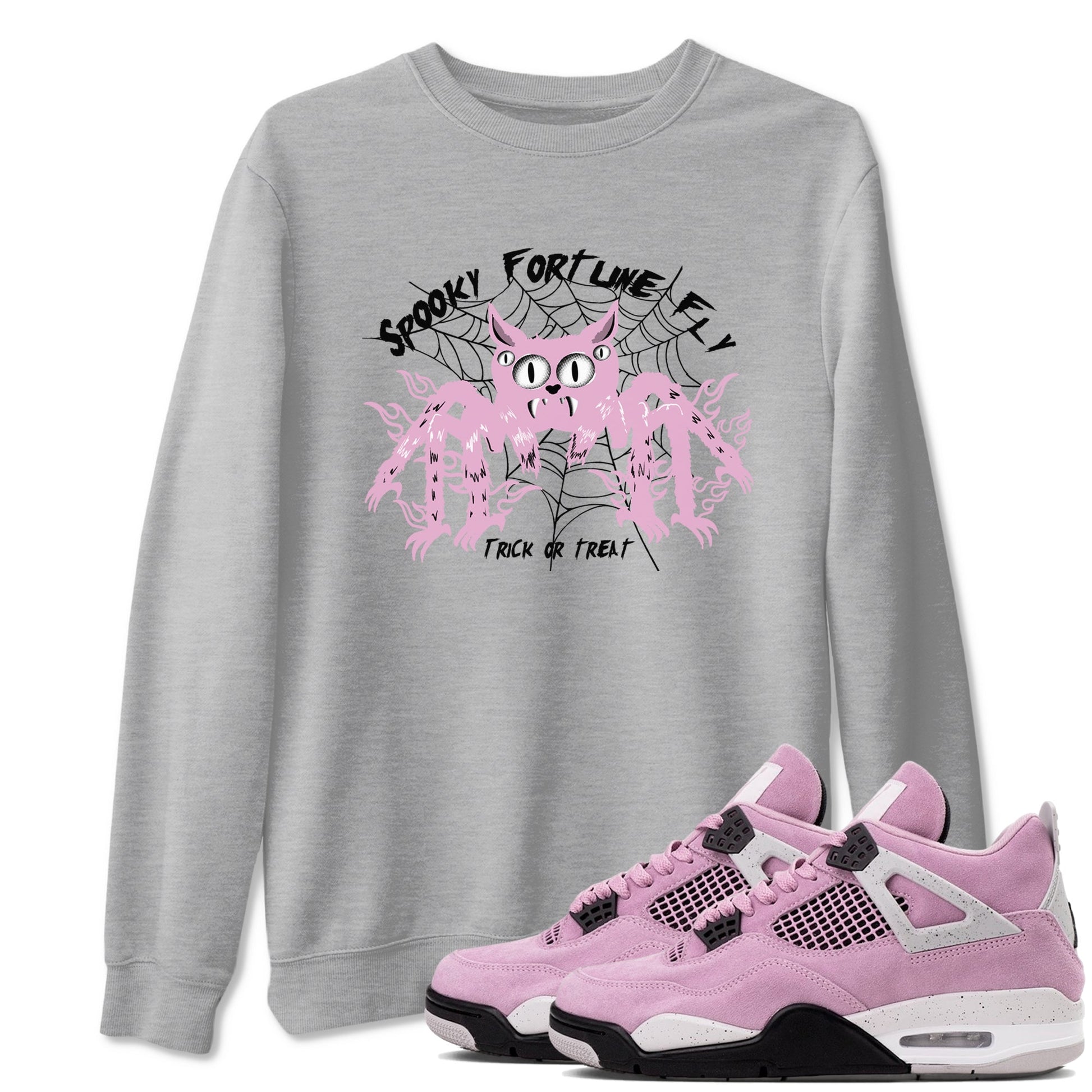 Spooky Fortune Fly Sneaker Tees - Air Jordan 4 Orchid