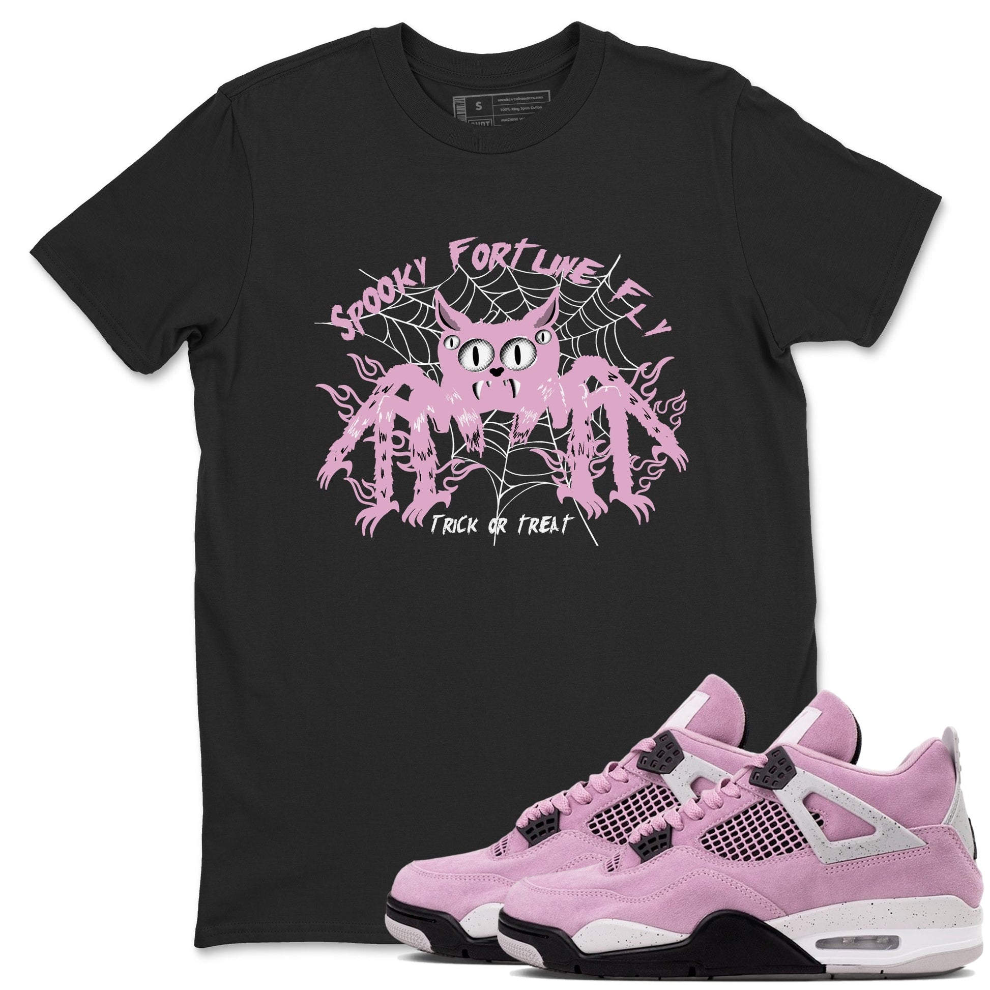 Spooky Fortune Fly Sneaker Tees - Air Jordan 4 Orchid