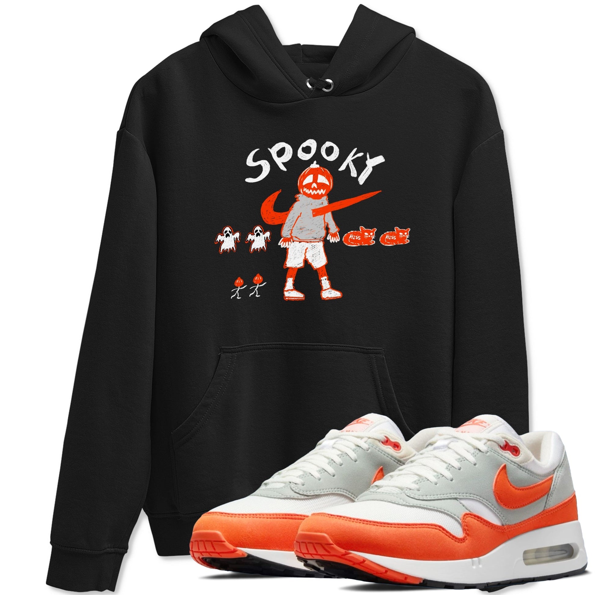 Spooky Pumpkin Sneaker Tees - Air Max 1 Cosmic Clay