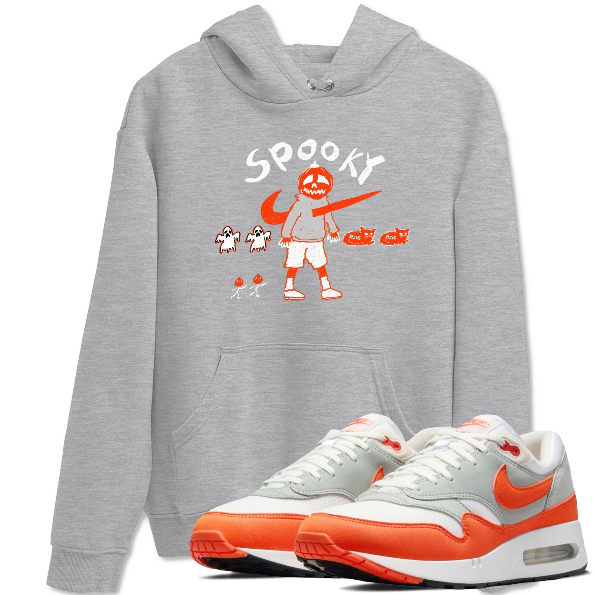 Spooky Pumpkin Sneaker Tees - Air Max 1 Cosmic Clay