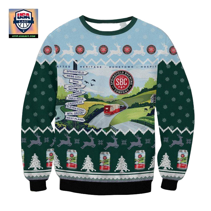 Springfield Brewing Beer Ugly Christmas Sweater 2022 ? Usalast